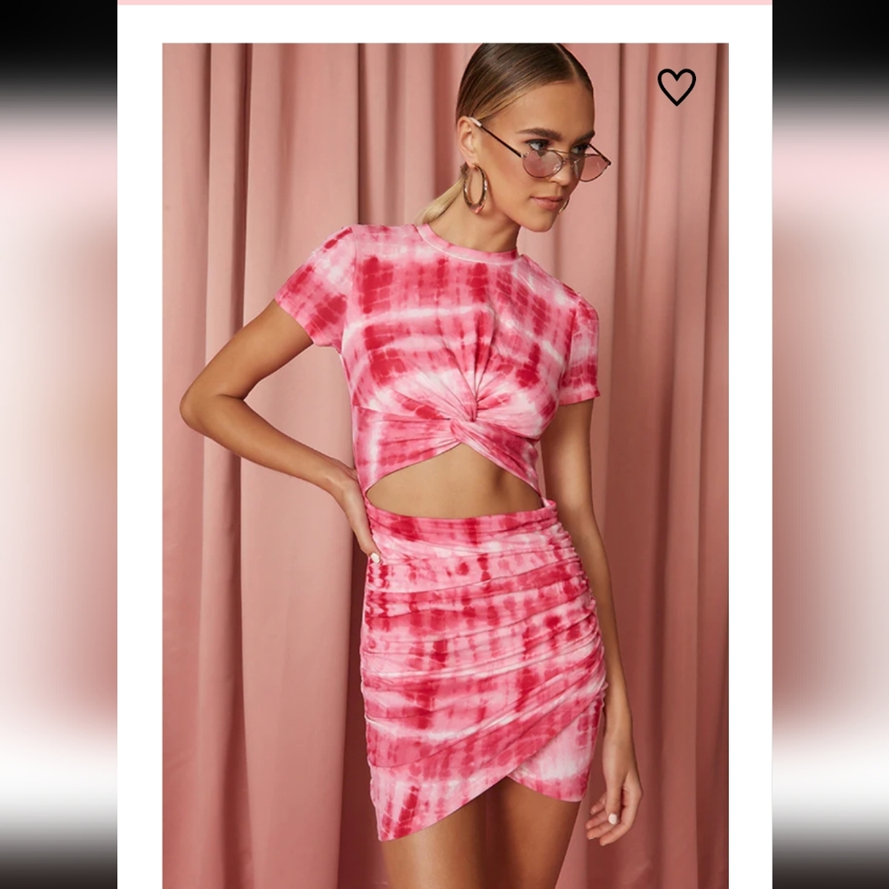 Revolve Superdown Maureen Cut Out Mini Dress Size Medium